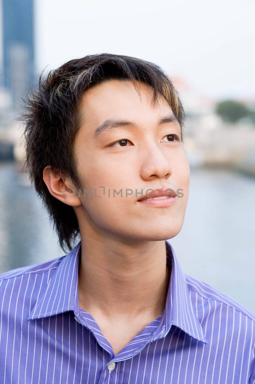 Close-up of a young man