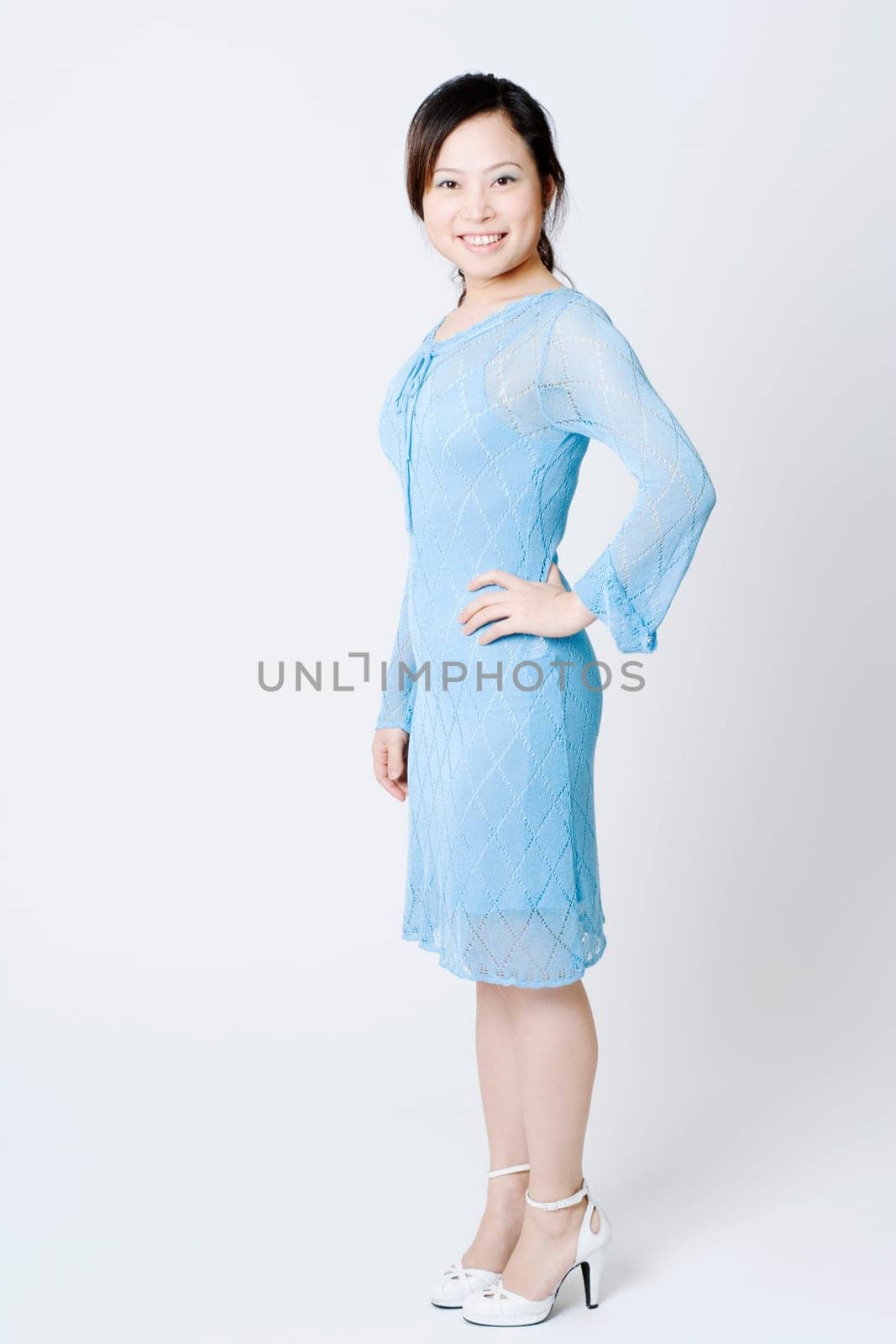 Portrait of a young woman smiling