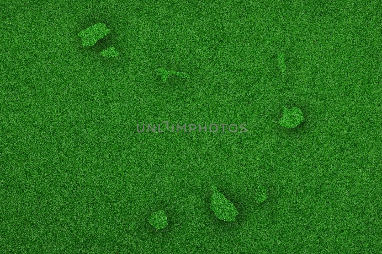 Map of Cape Verde on green felt