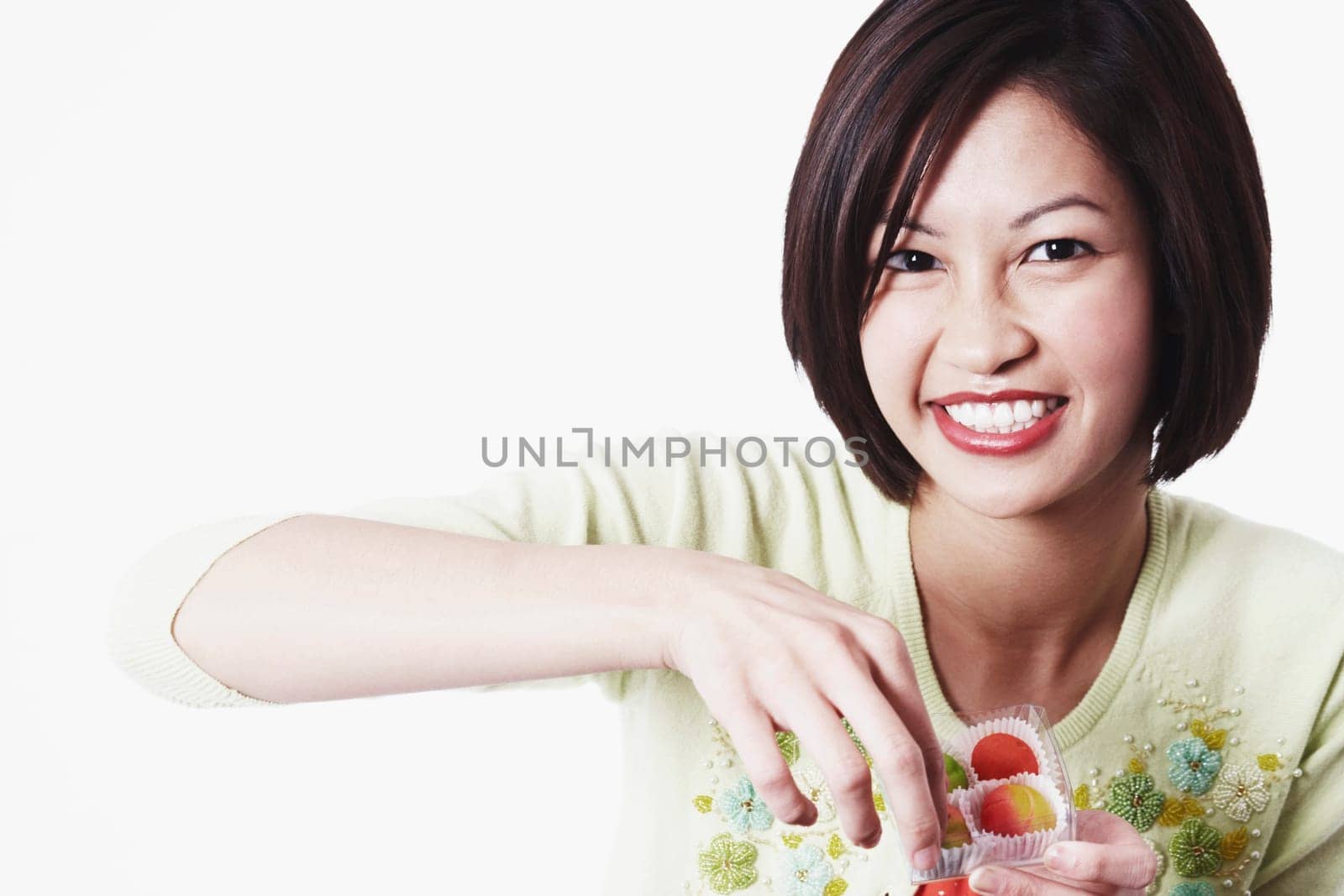 Portrait of a young woman smiling
