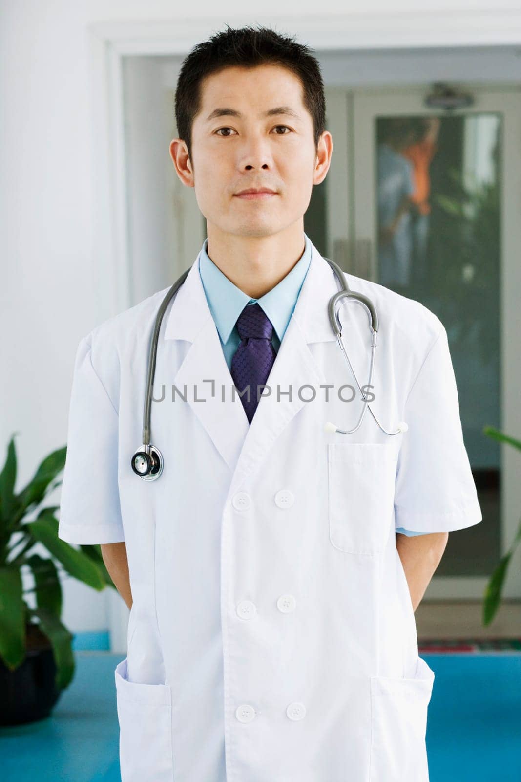 Portrait of a male doctor standing