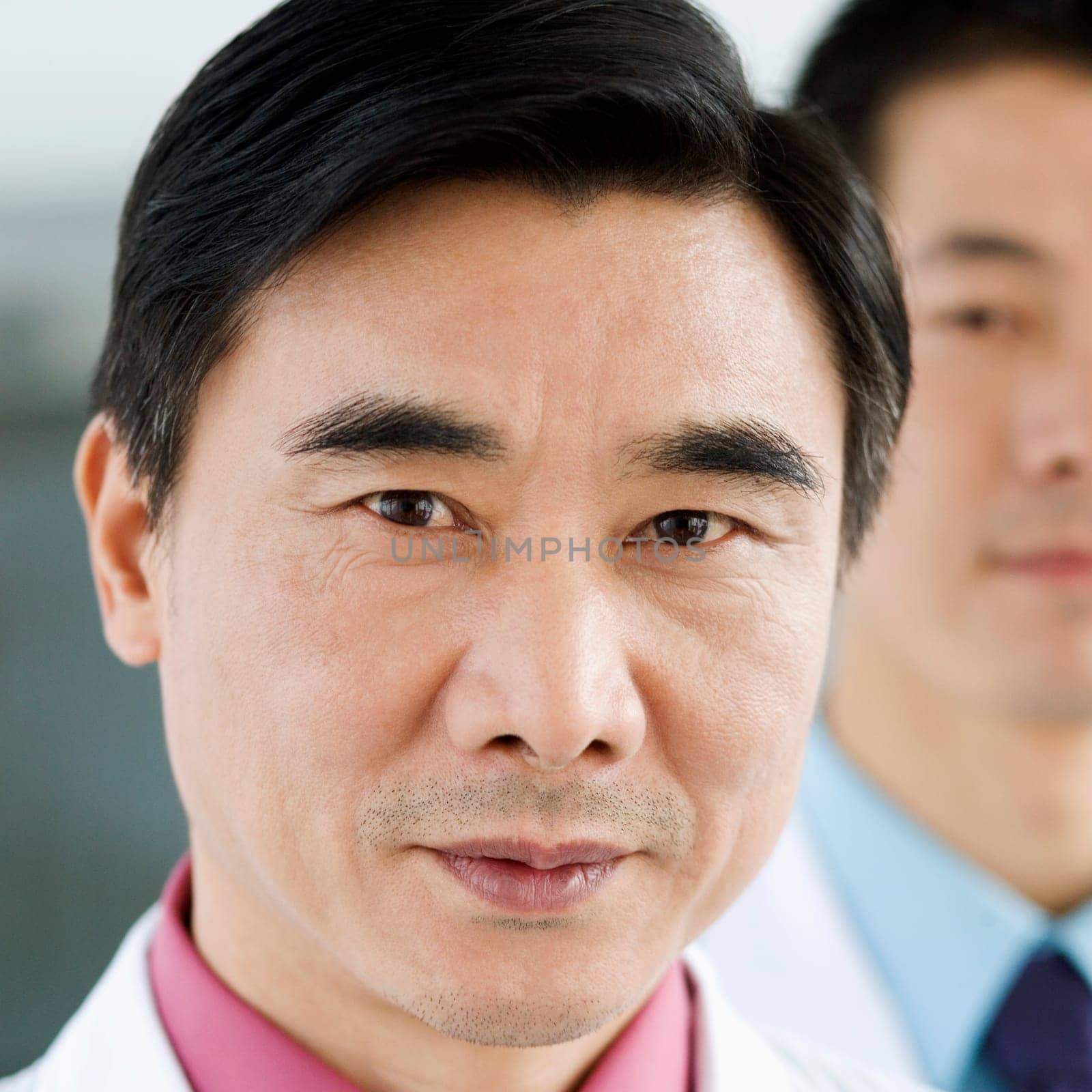 Portrait of two male doctors
