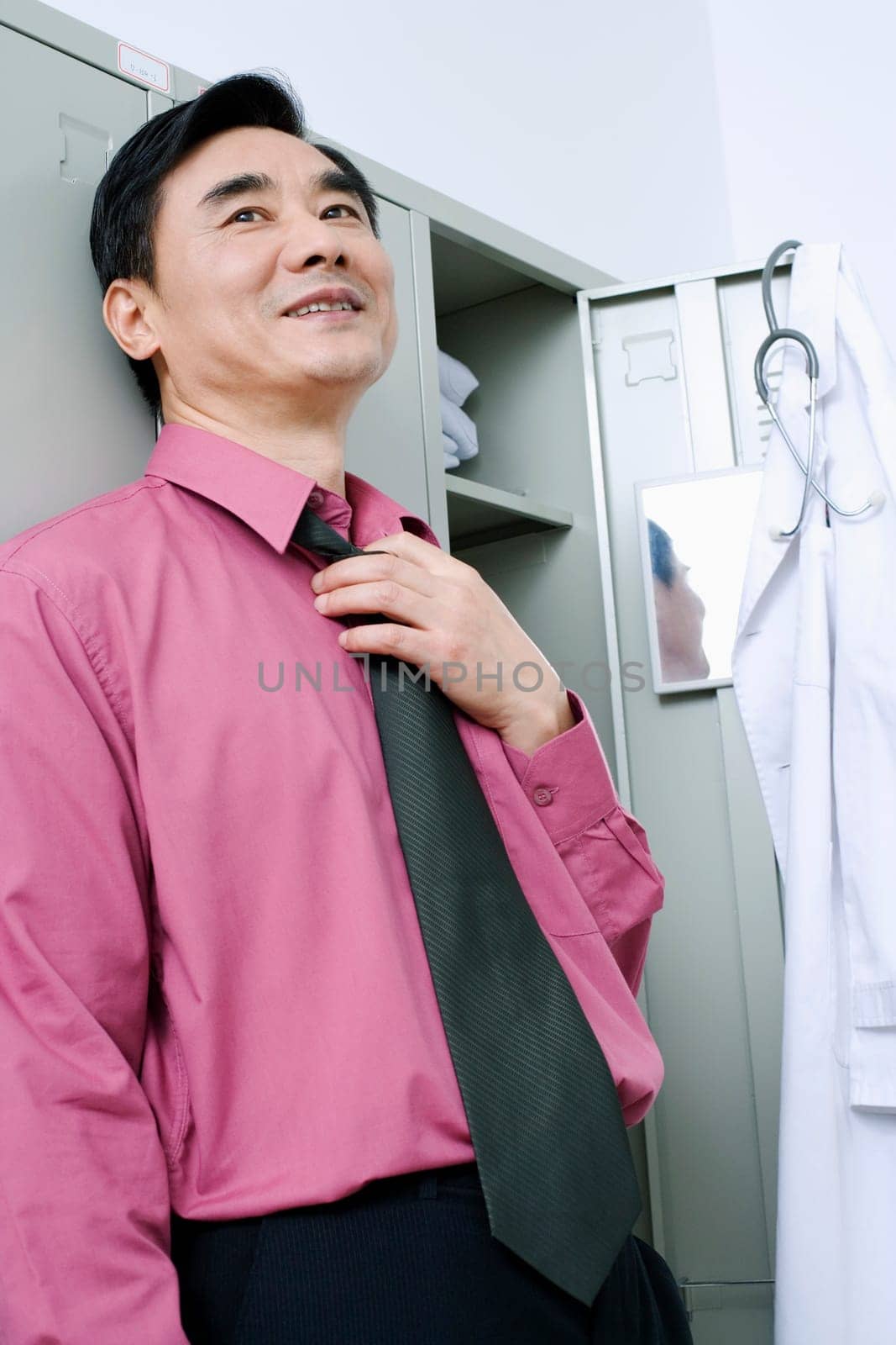 Close-up of a doctor smiling