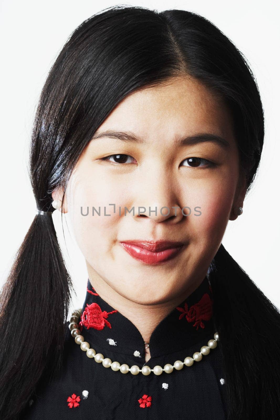Portrait of a young woman smiling