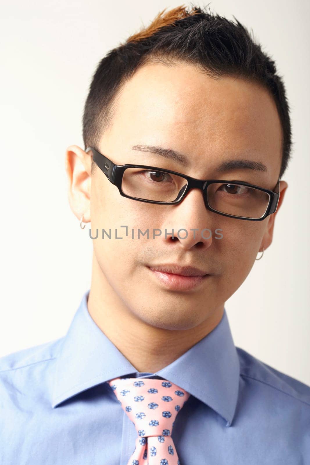 Portrait of a businessman thinking