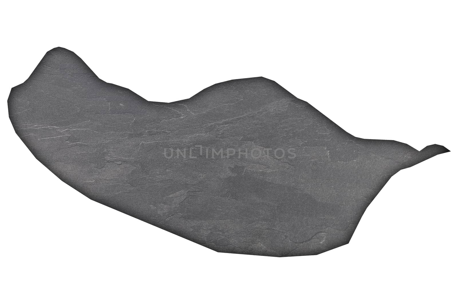 Map of Madeira on dark slate