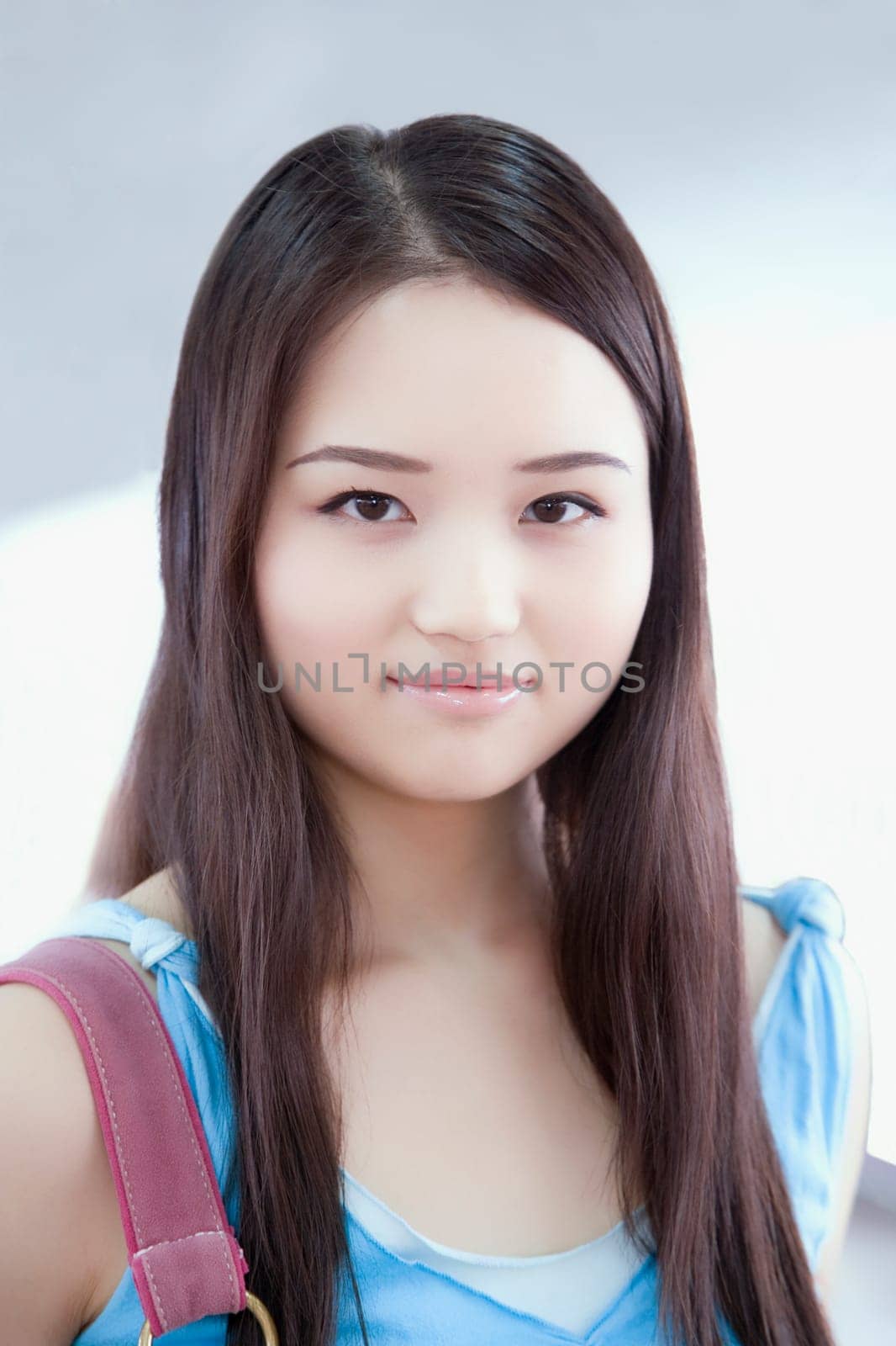 Portrait of a young woman smiling