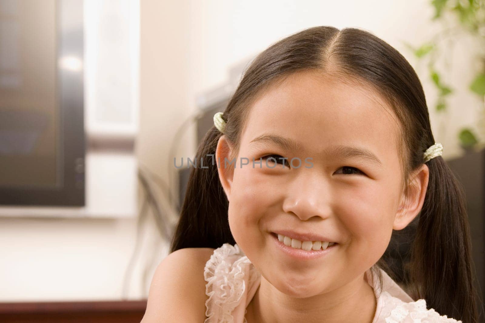 Portrait of a girl smiling