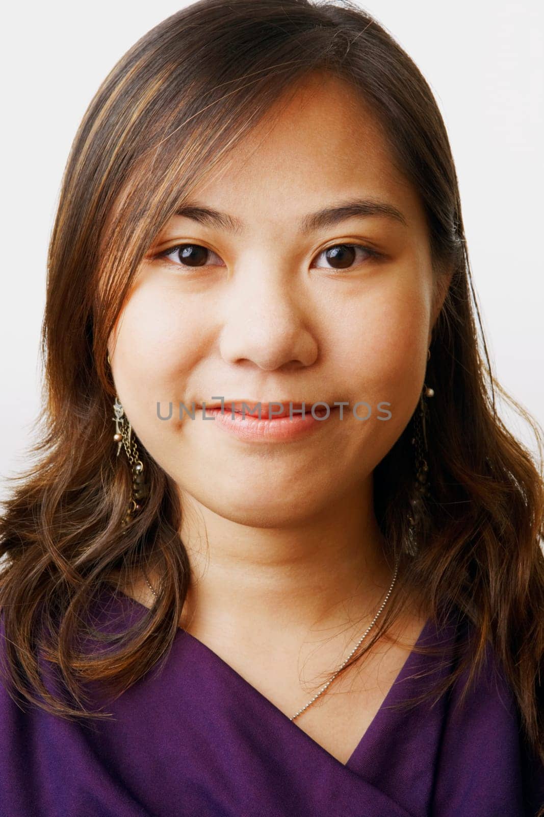 Portrait of a young woman smiling