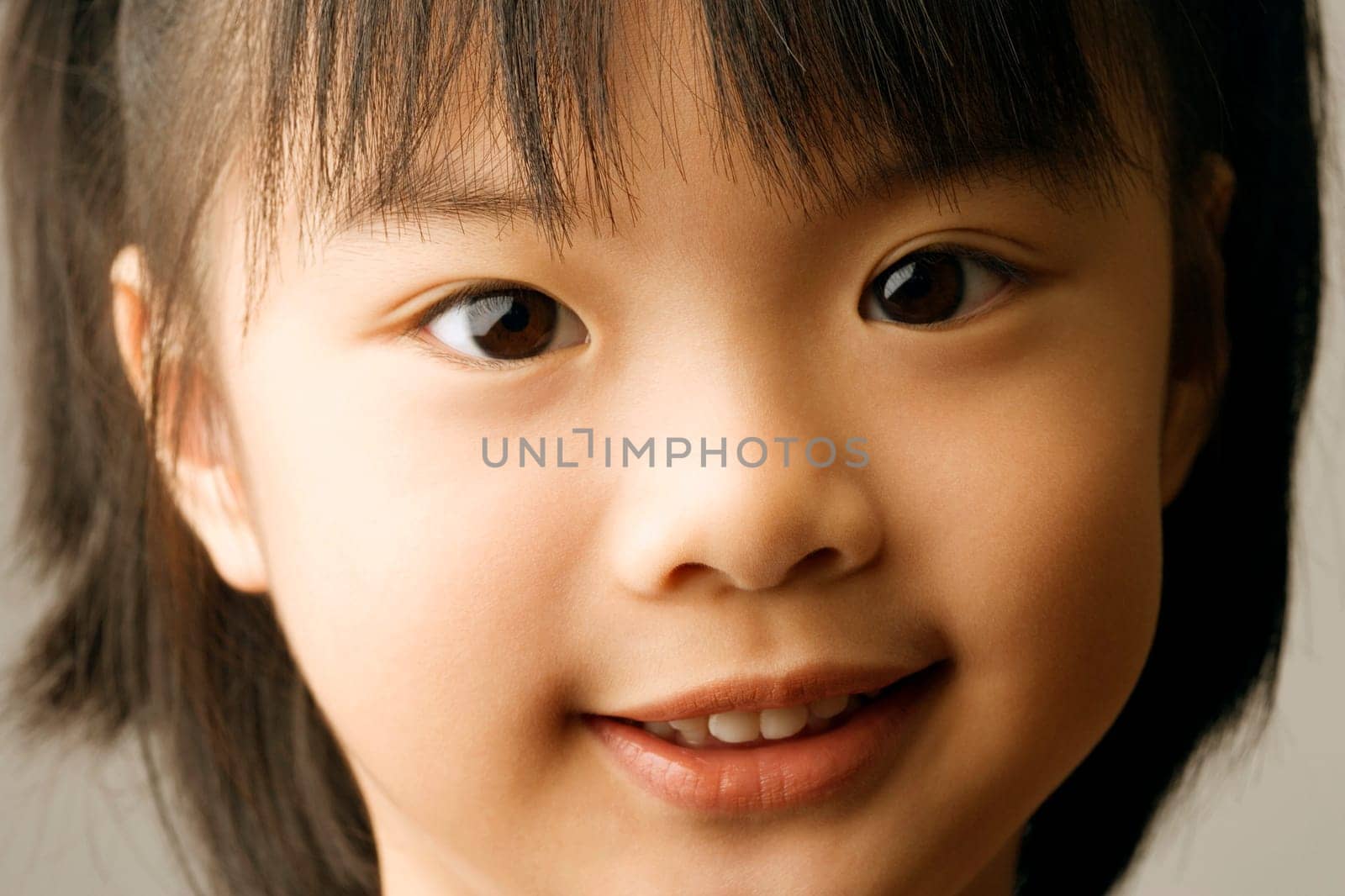 Portrait of a girl smiling