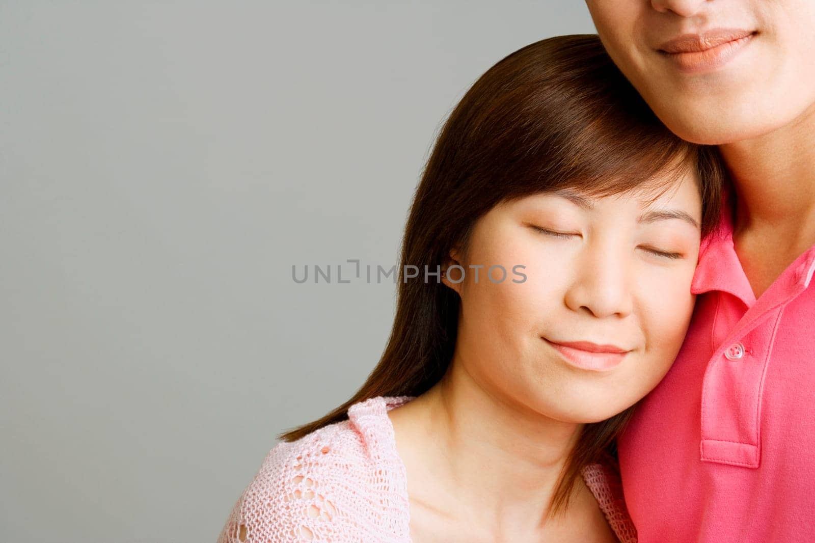 Close-up of a young couple