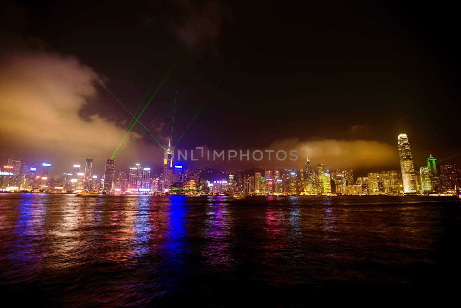 Victoria Harbor, Hong Kong Island, Hong Kong, China