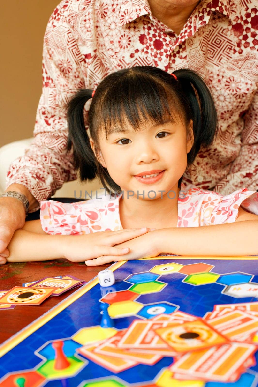 Portrait of a girl smiling
