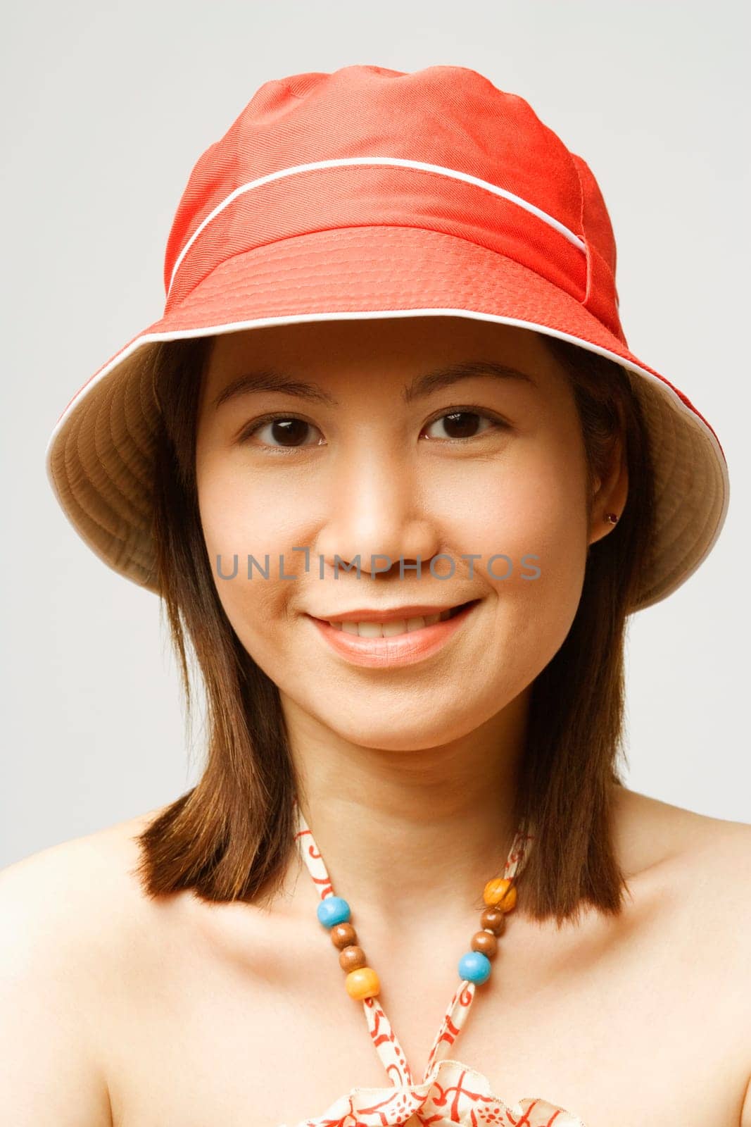 Portrait of a young woman smiling