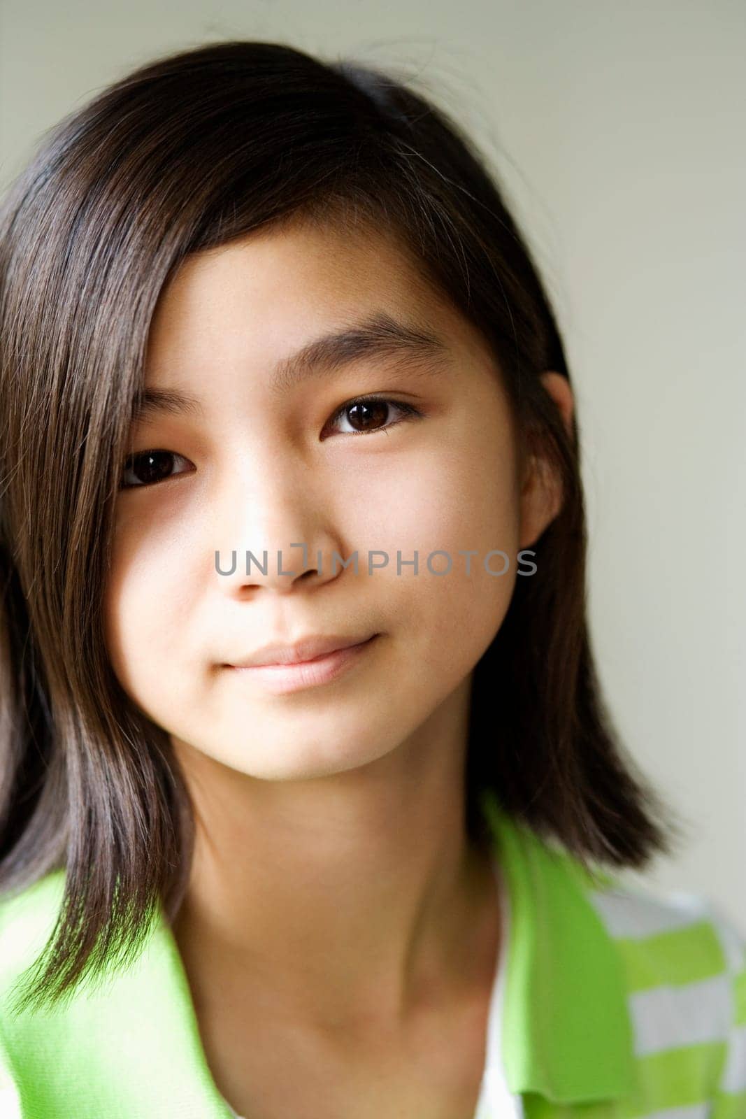 Portrait of a girl looking upset