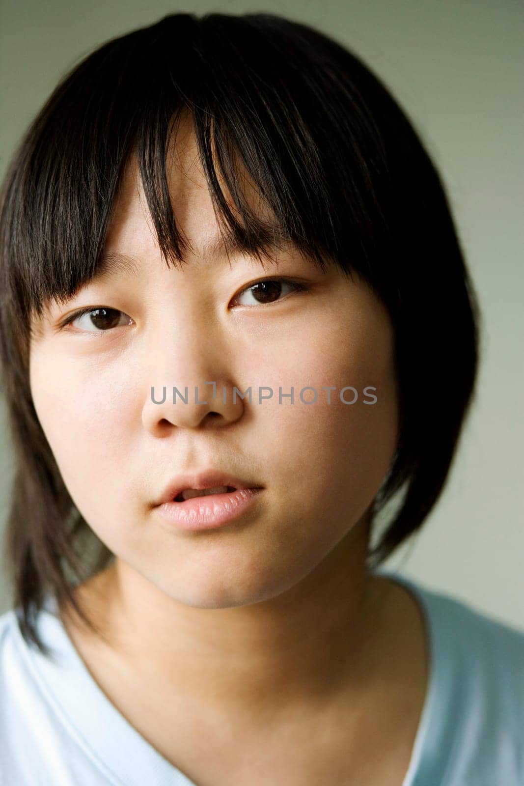 Portrait of a girl smiling