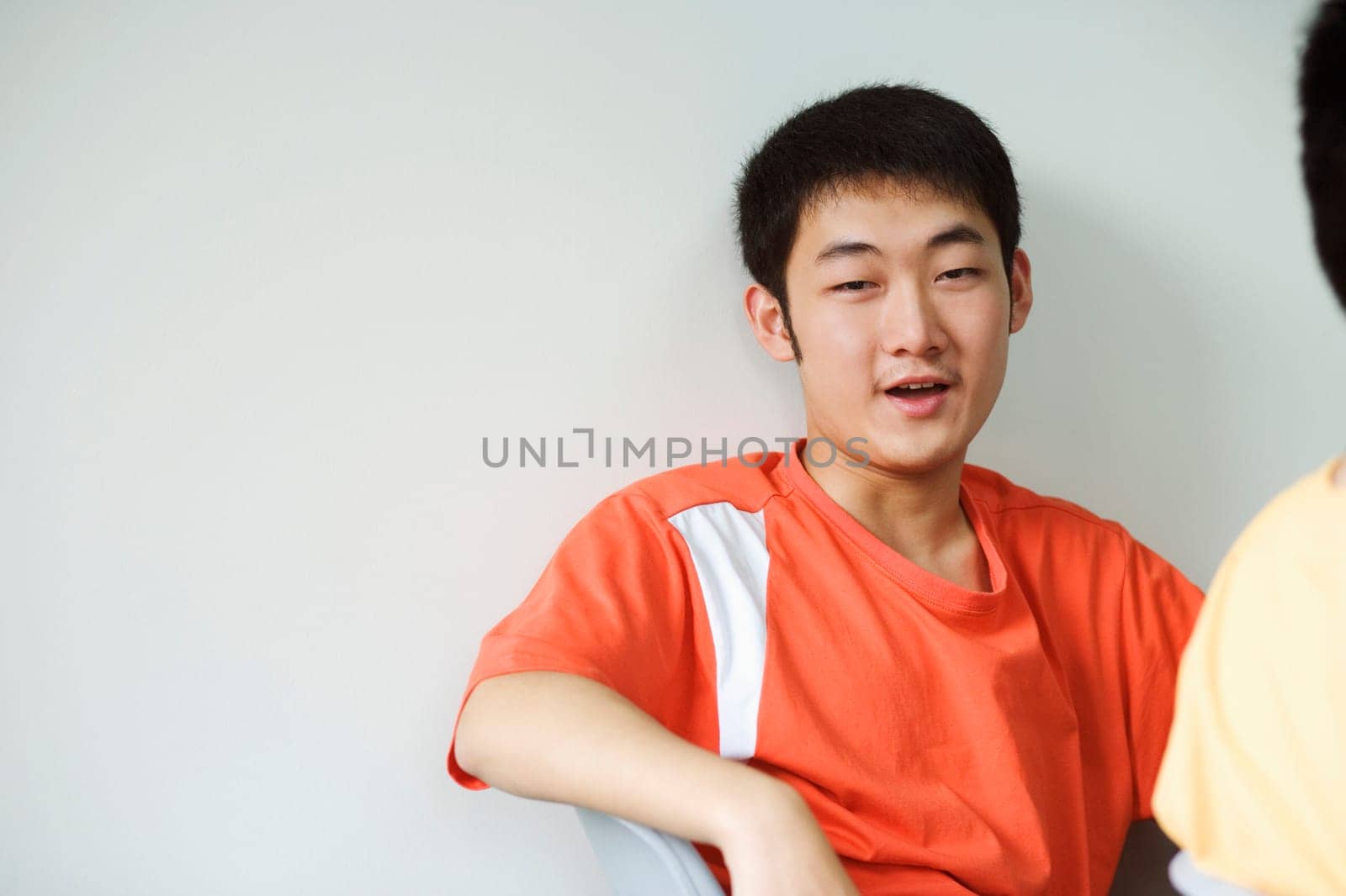 Portrait of a boy smiling