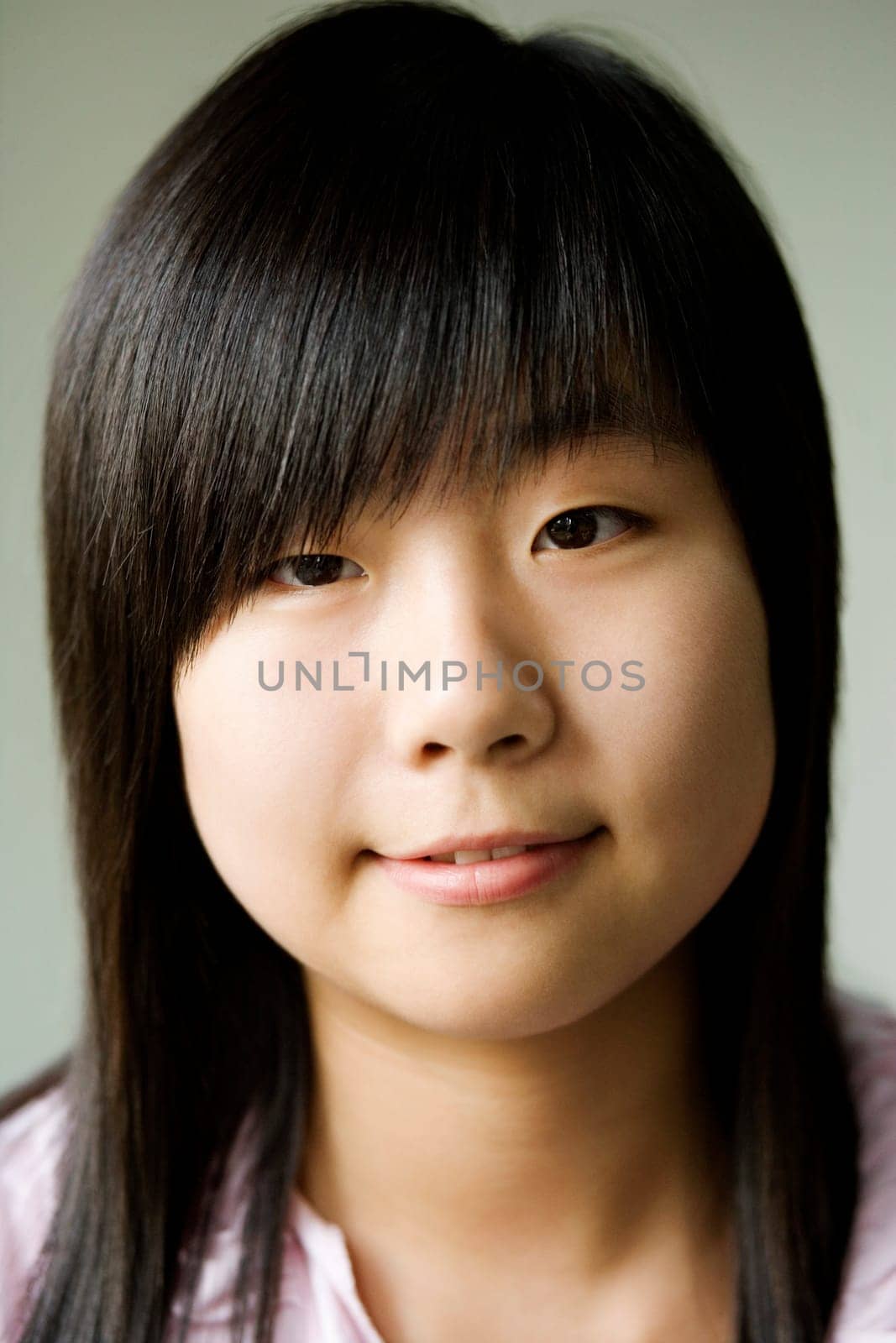 Portrait of a girl smiling