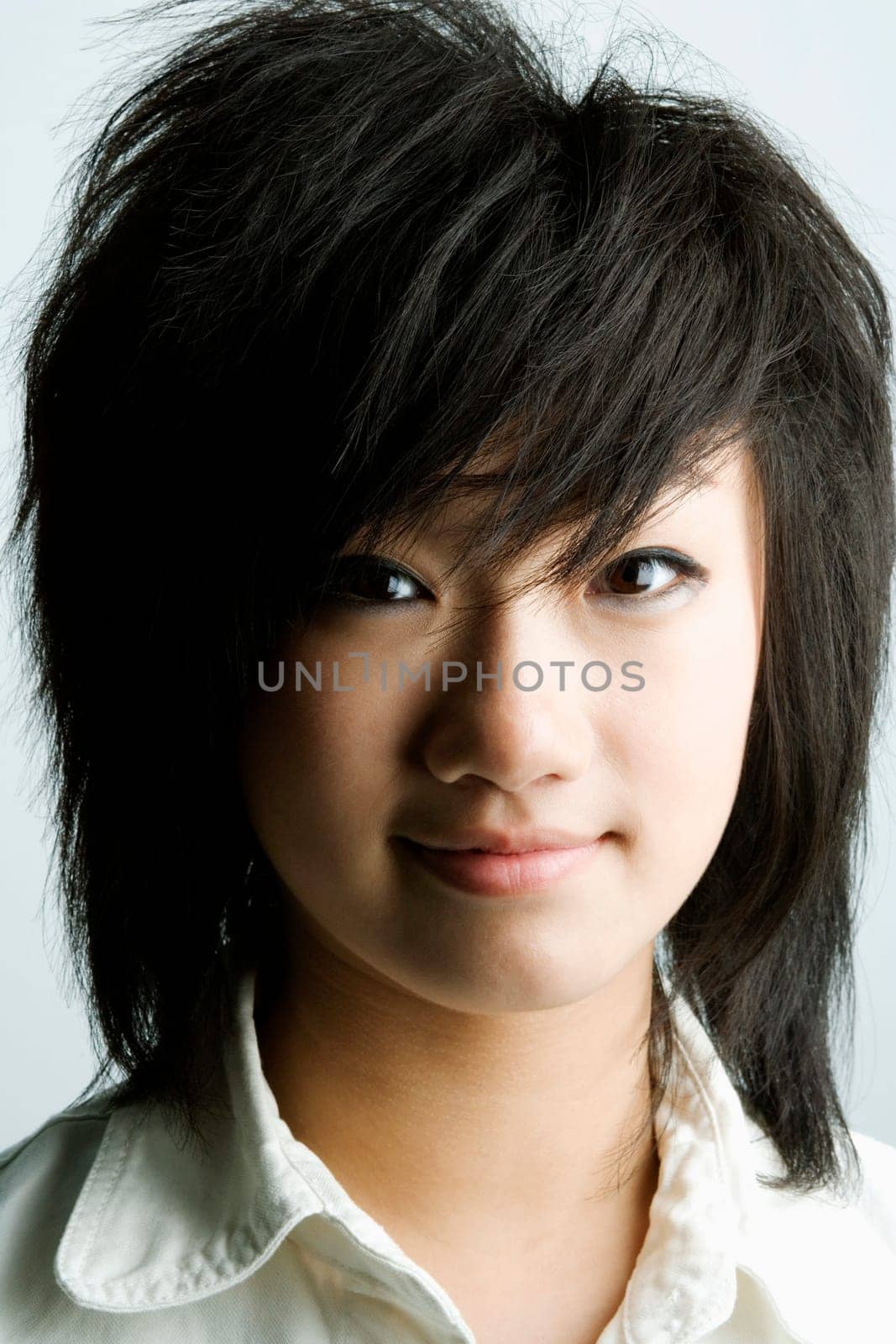 Portrait of a girl smiling
