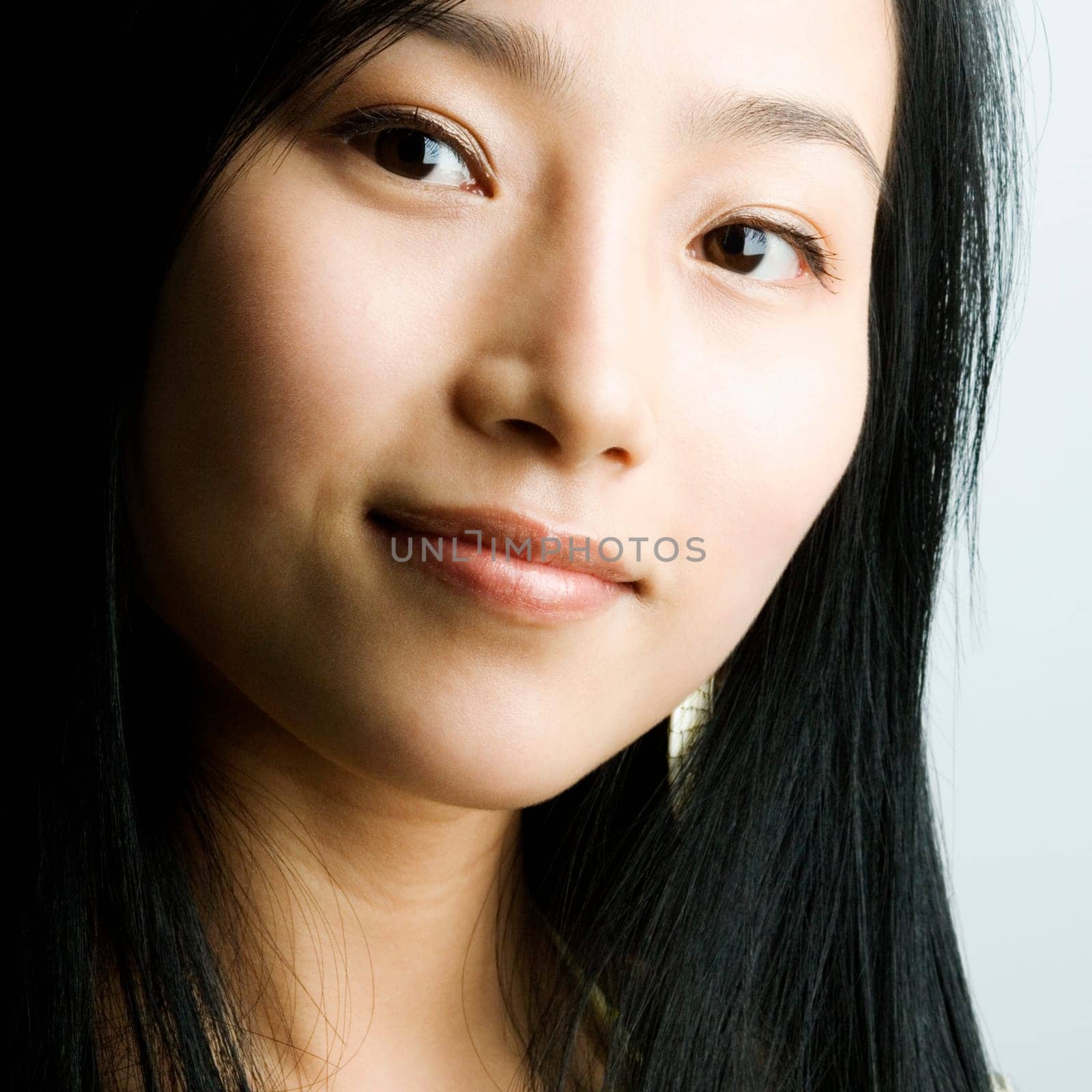 Portrait of a young woman smiling