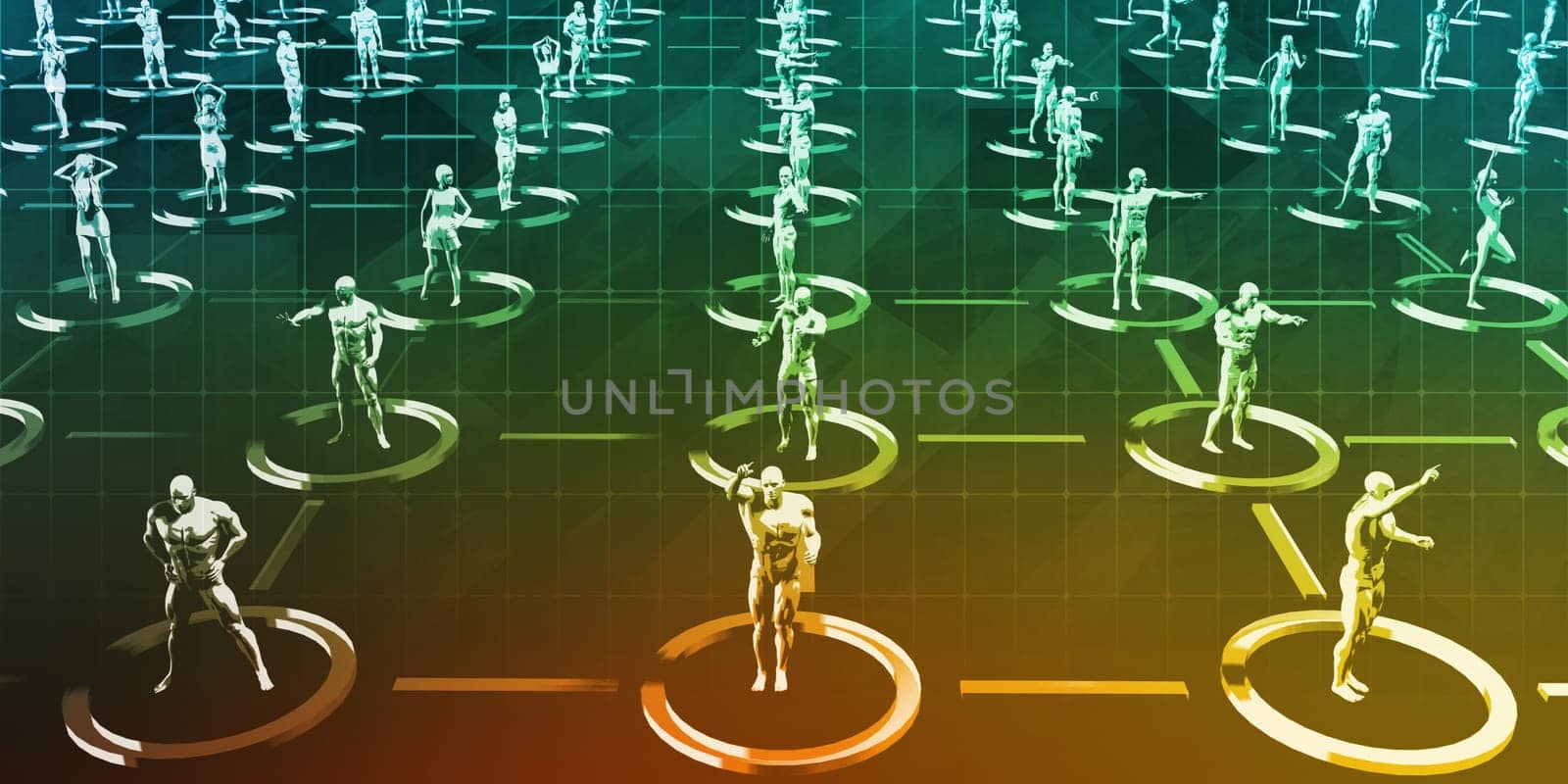 Digital Communications Platform to Communicate Online Concept