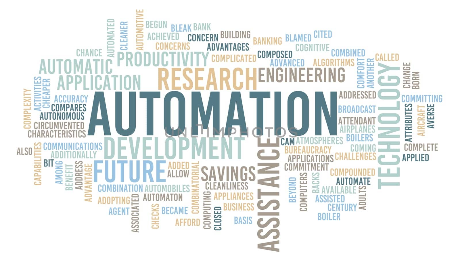 Automation Technology Process System Concept Creative Abstract