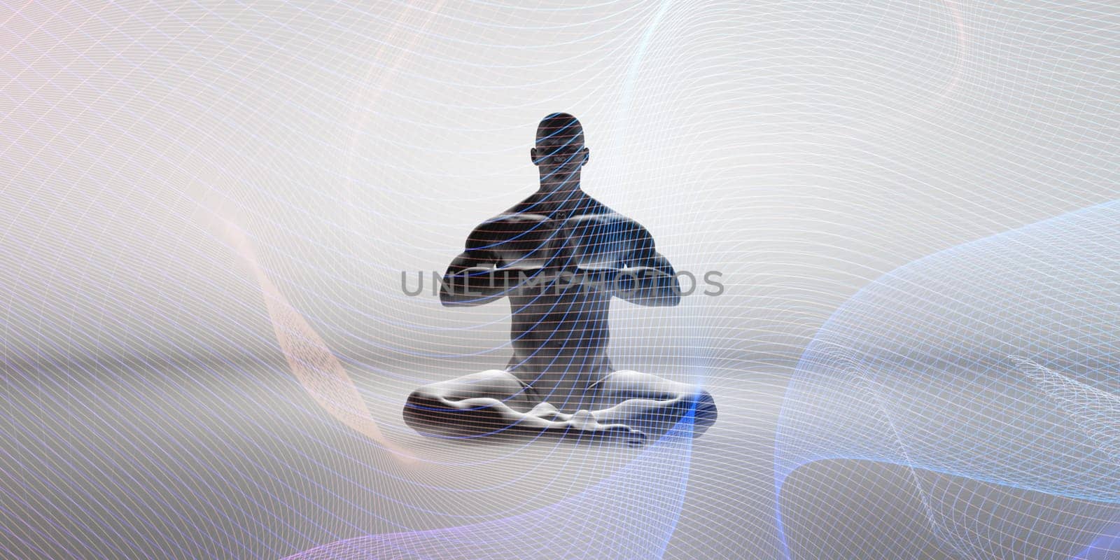 Spiritual Energy Abstract Background Healing Concept Art
