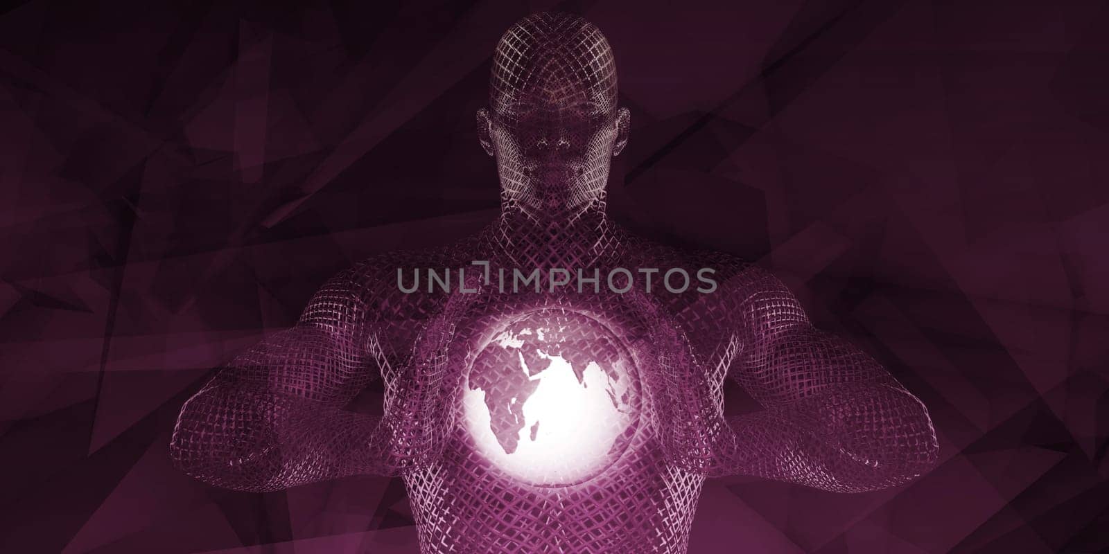 Digital Global Technology Concept Abstract Background