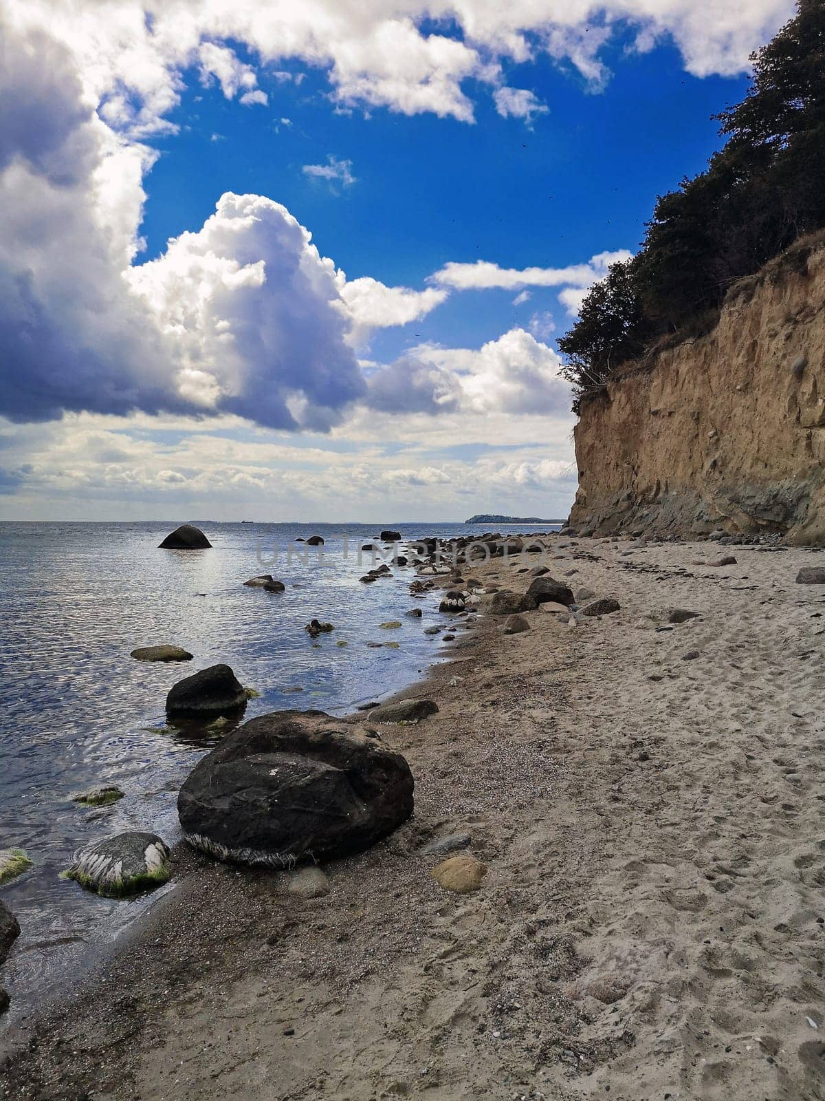 Baltic coast near Lobbe, Mönchgut, Ruegen island