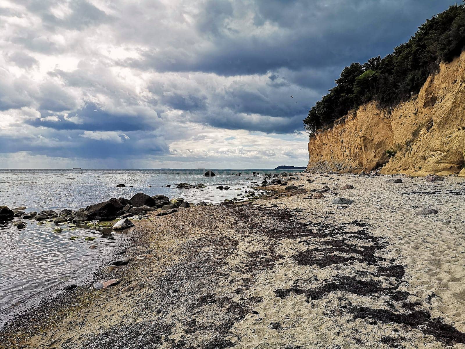 Baltic coast near Lobbe, Mönchgut, Ruegen island