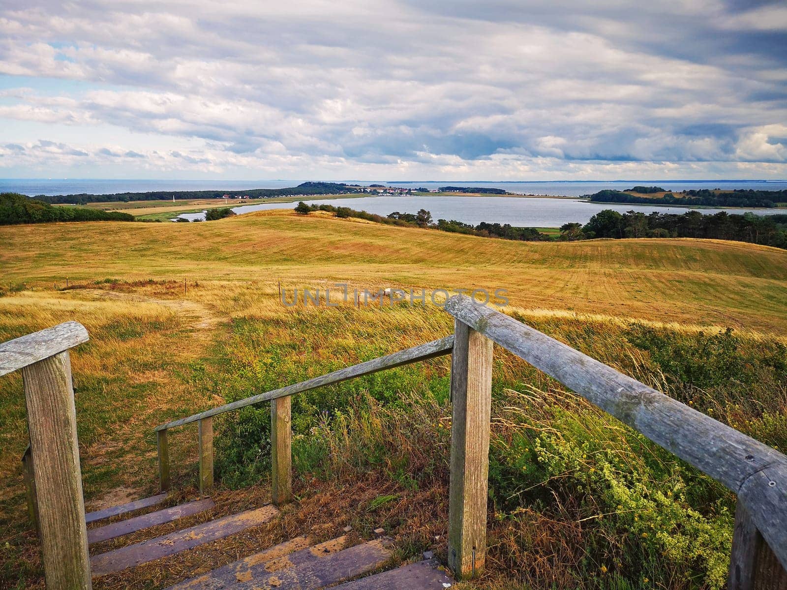 landscape near Groß Zicker, Ruegen island, Germany