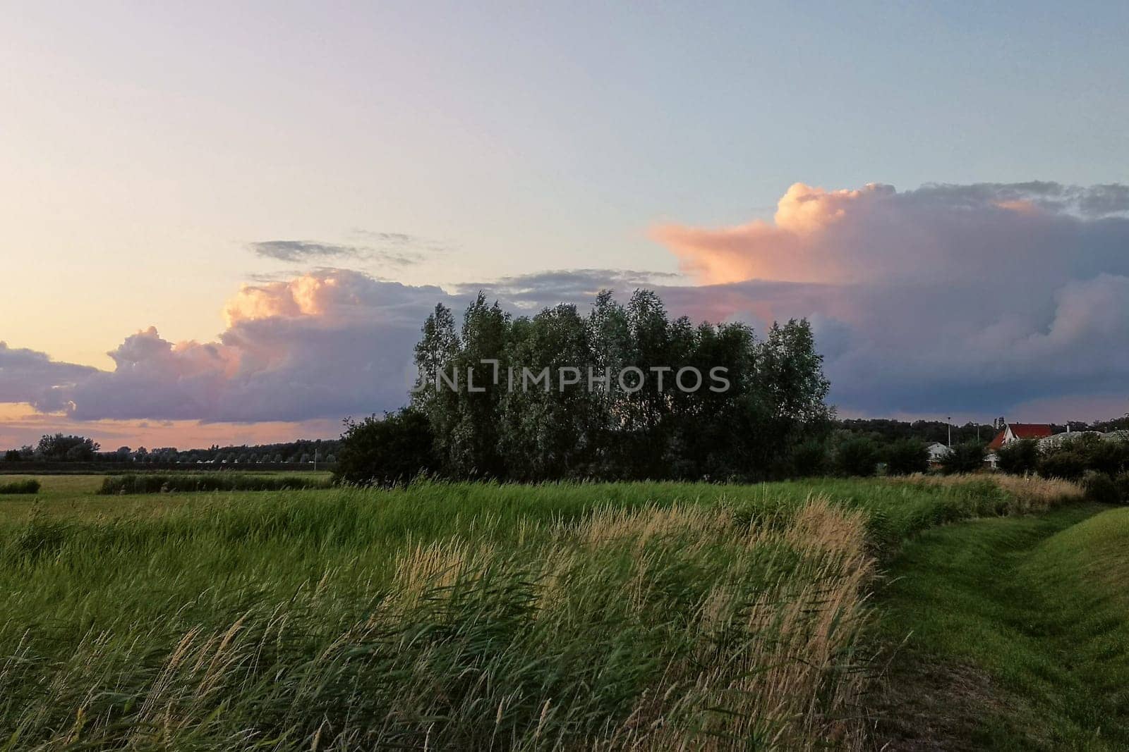 Sonnenuntergang überm Mönchgut, Insel Rügen
