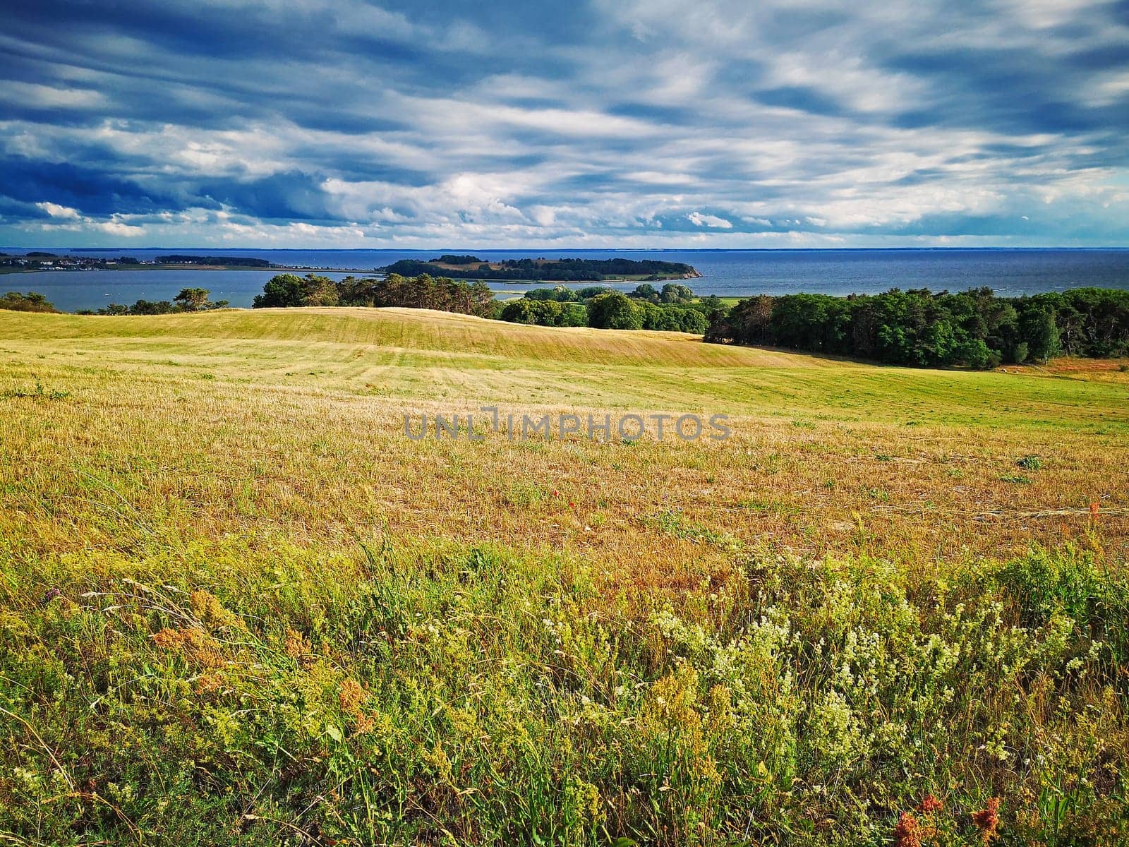 landscape near Groß Zicker, Ruegen island, Germany