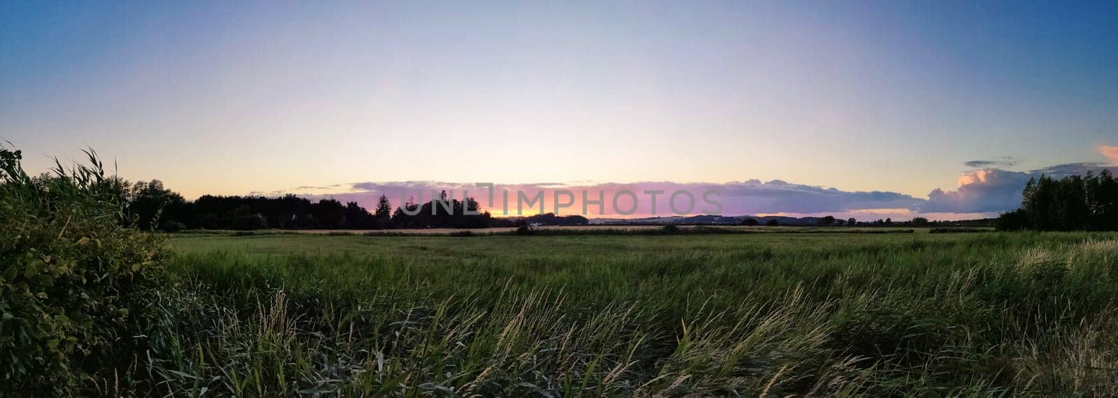 Sonnenuntergang überm Mönchgut, Insel Rügen