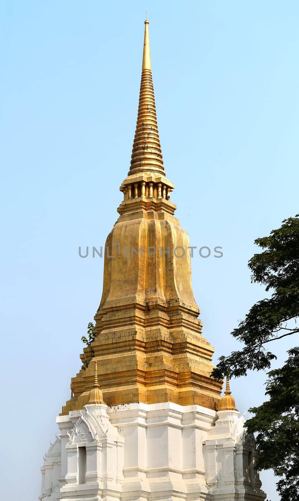 Buddhist temples in the jungle in Thailand