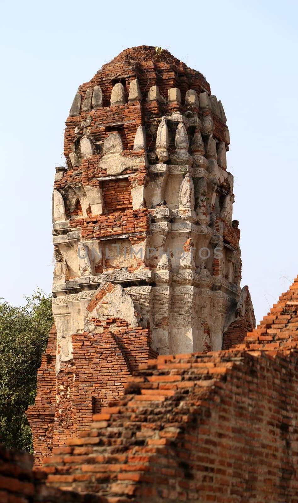 Buddhist temples in the jungle in Thailand