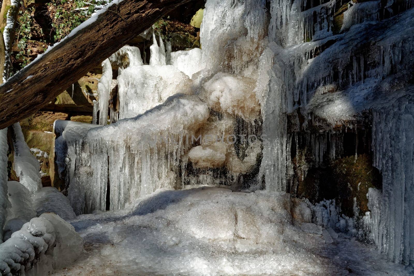 Ice waterfall