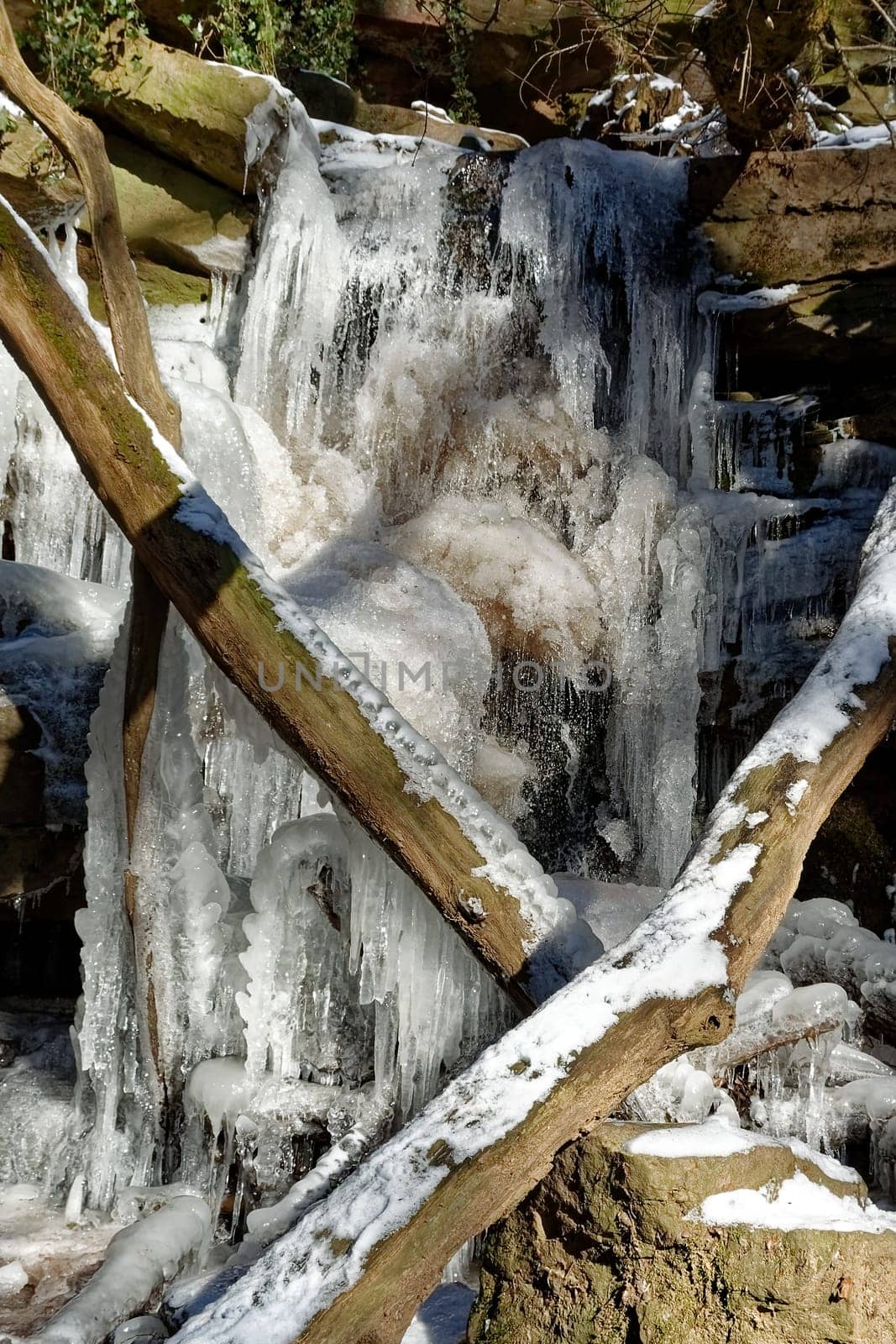 Ice waterfall