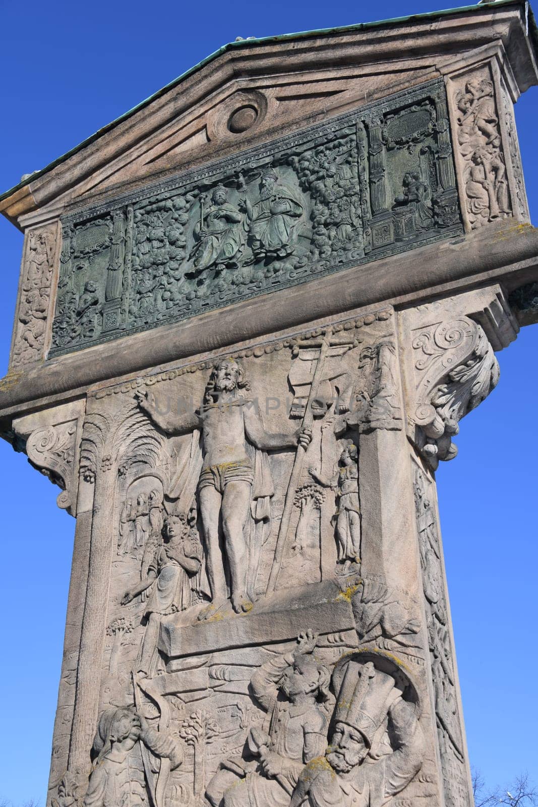 The Johannisfriedhof is located in the St. Johannis district of Nuremberg. Adam Kraft's first station of the cross was built in 1506-1508.