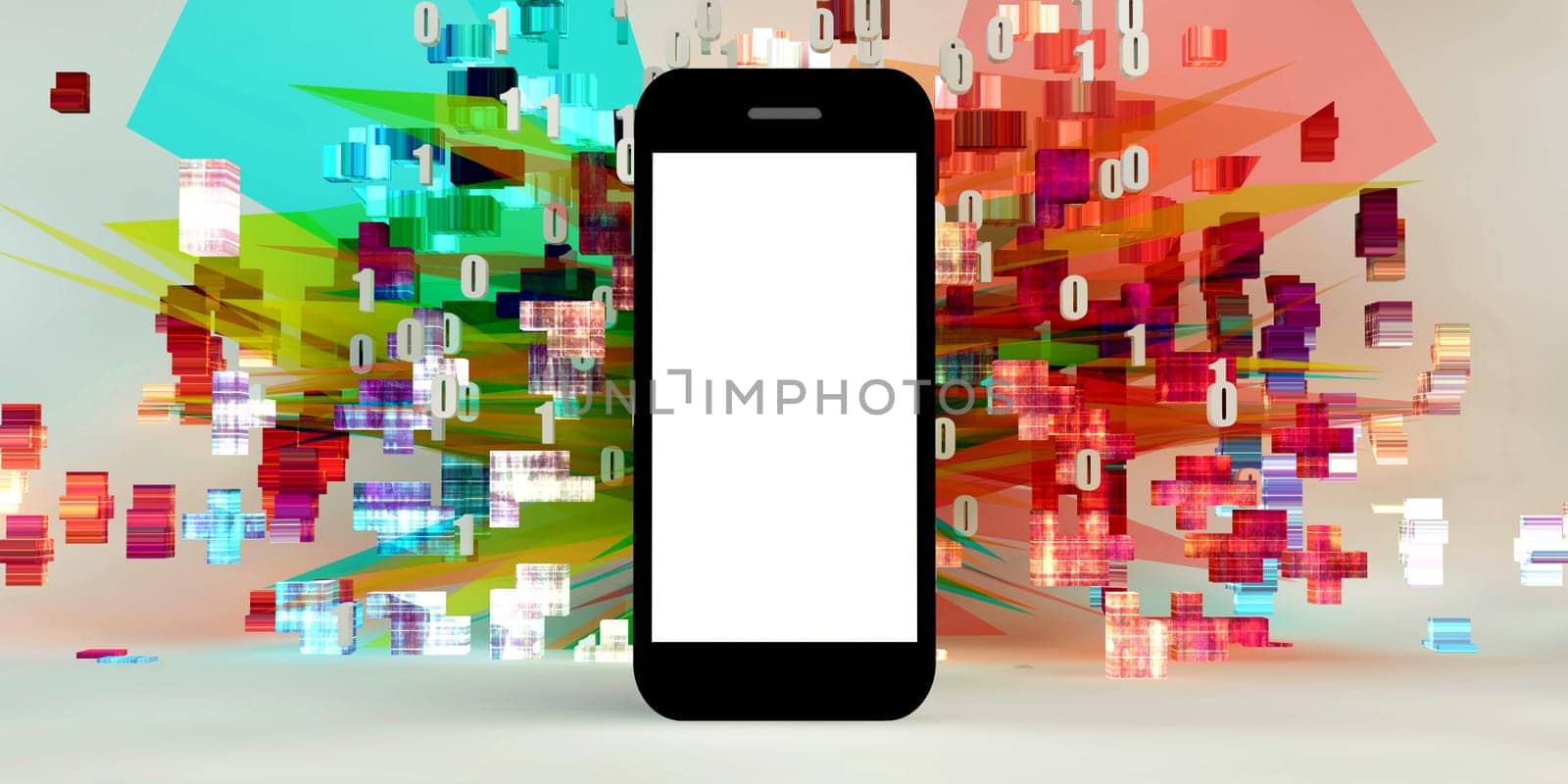 Cool New App Digital Advertisement Handphone Display