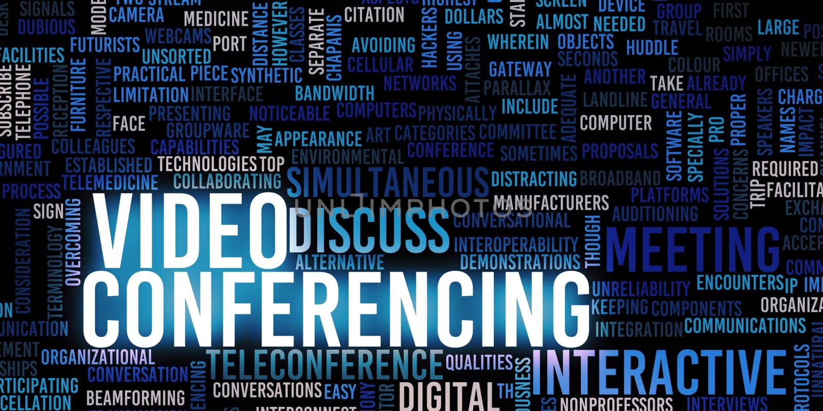 Video Conferencing Online as a Work From Home Concept