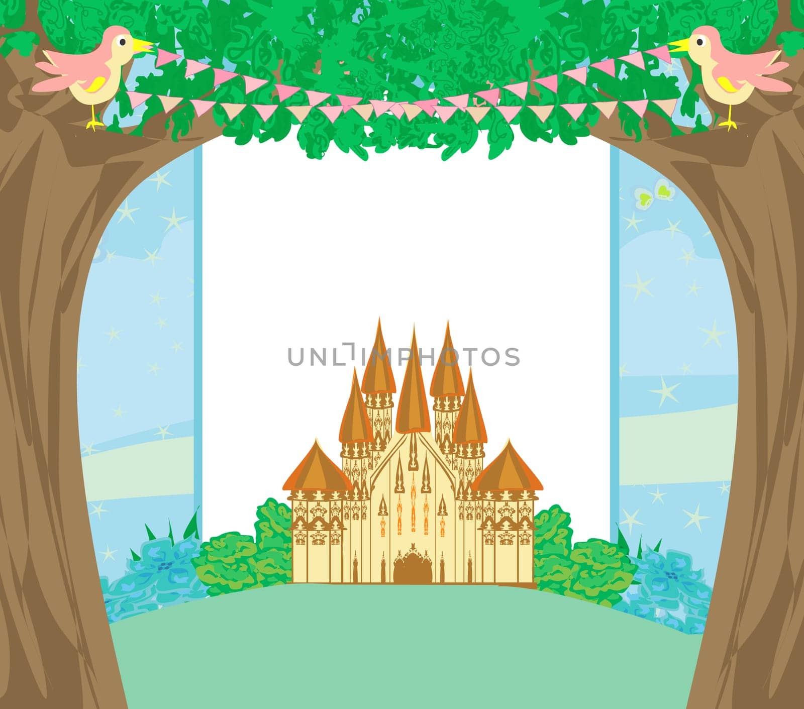 Magic FairyTale Princess Castle card