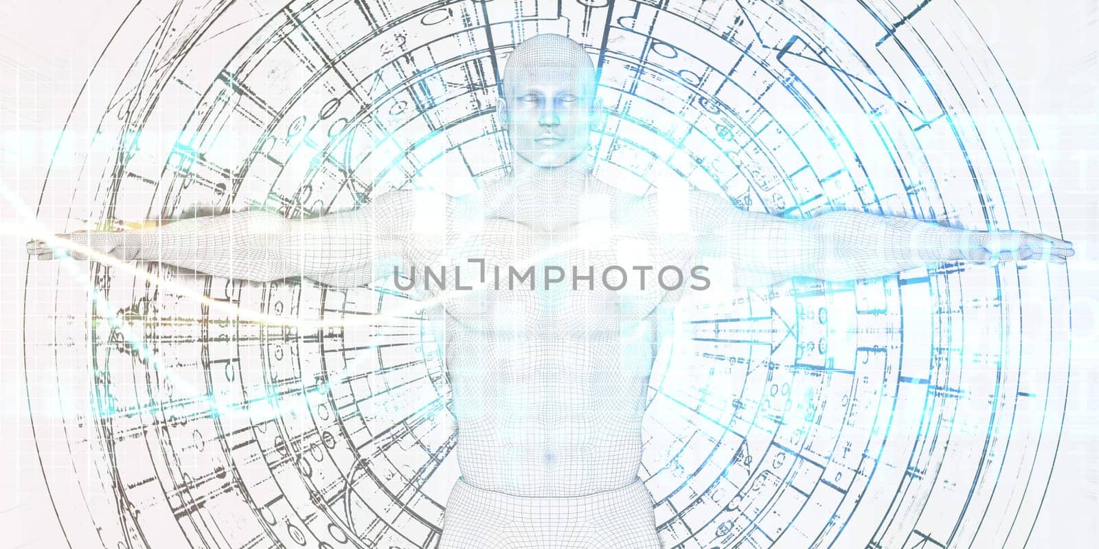 Modern Technology Background as a Abstract Art