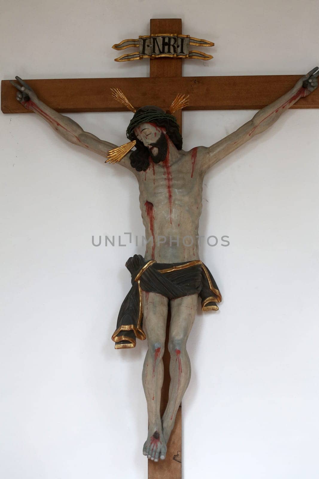 Crucifixion, church of St. Clement in Primisweiler, Germany