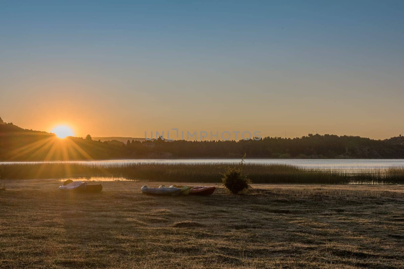 Sunrise at Alumine Lake, Villa Pehuenia, Argentina