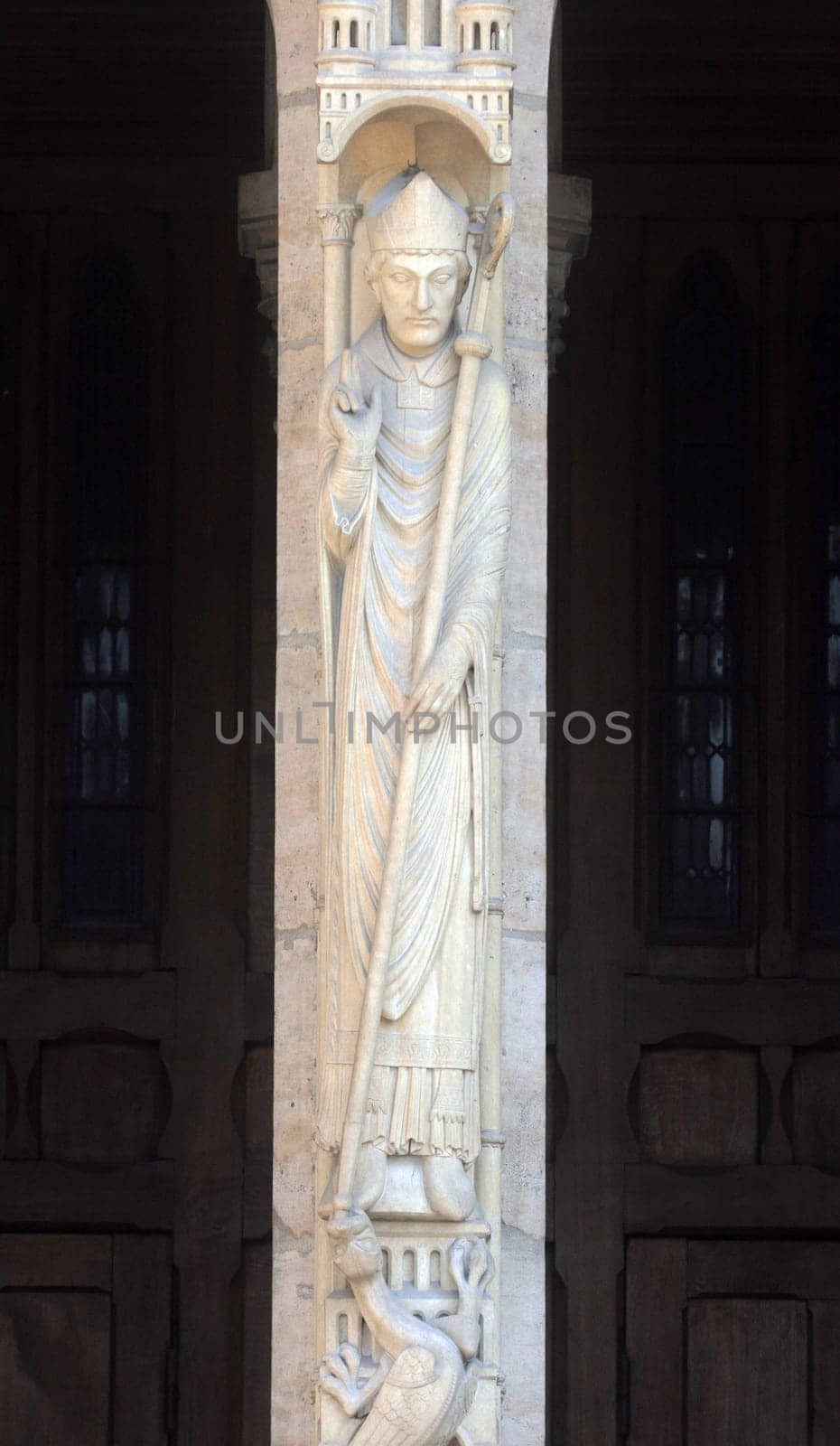 Saint Marcel, Notre Dame Cathedral, Paris, Portal of St. Anne