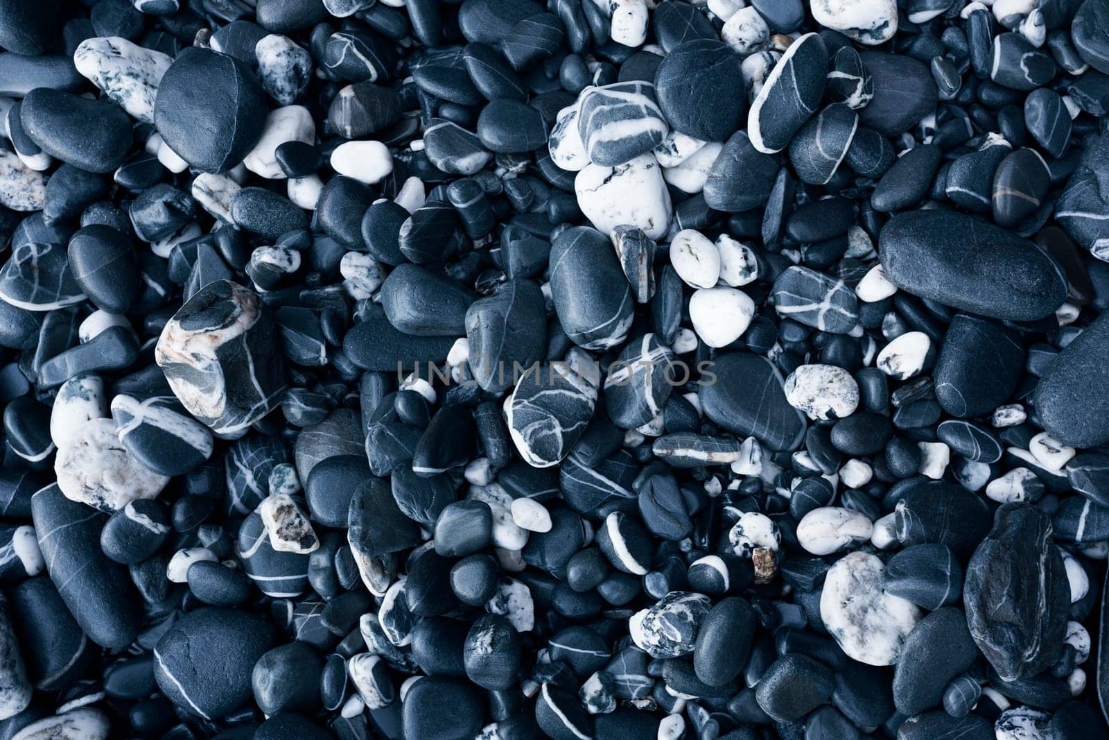 Abstract background with round peeble stones
