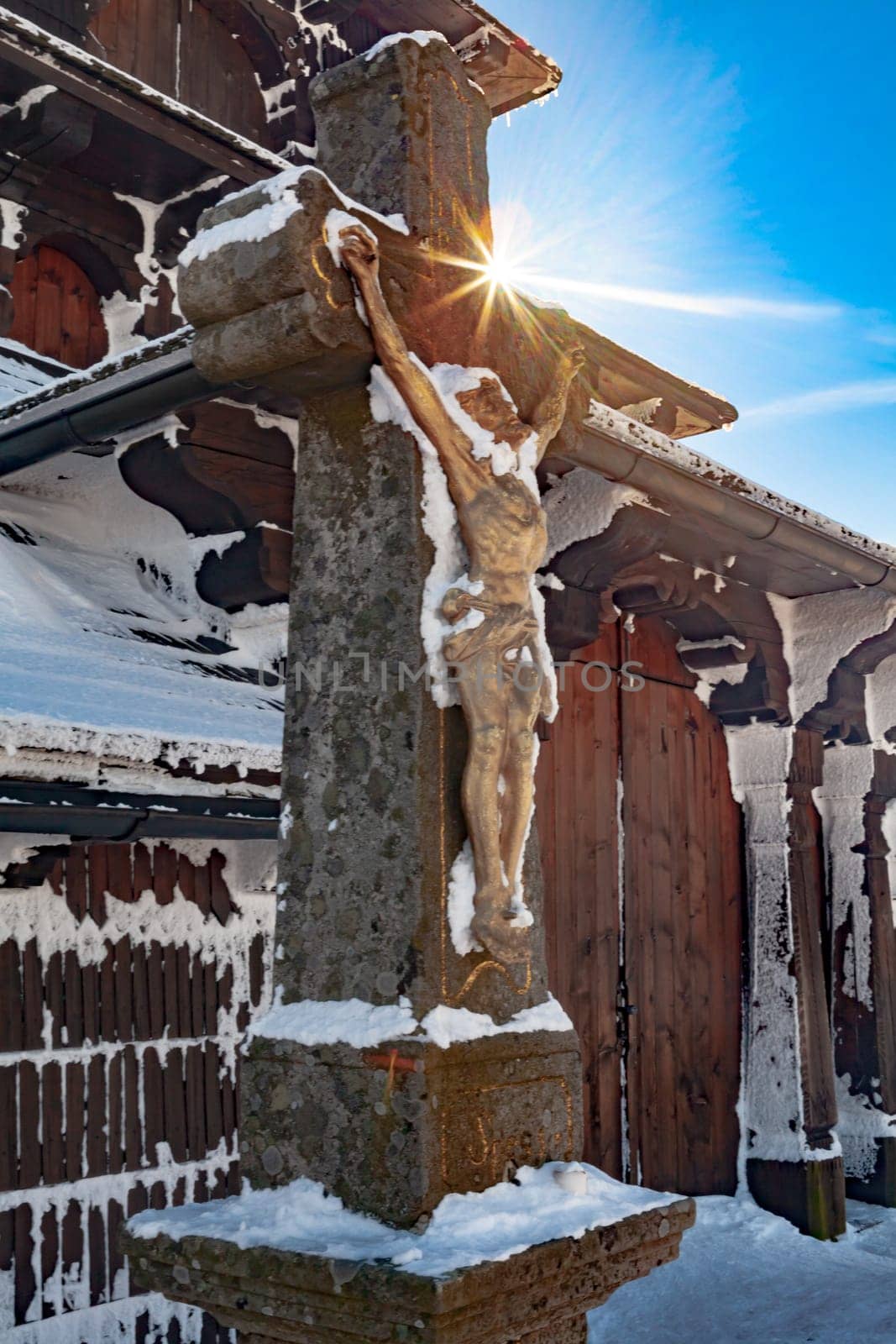 A snow covered landscape Czech Republic - Pustevny, Beskydy. High quality photo
