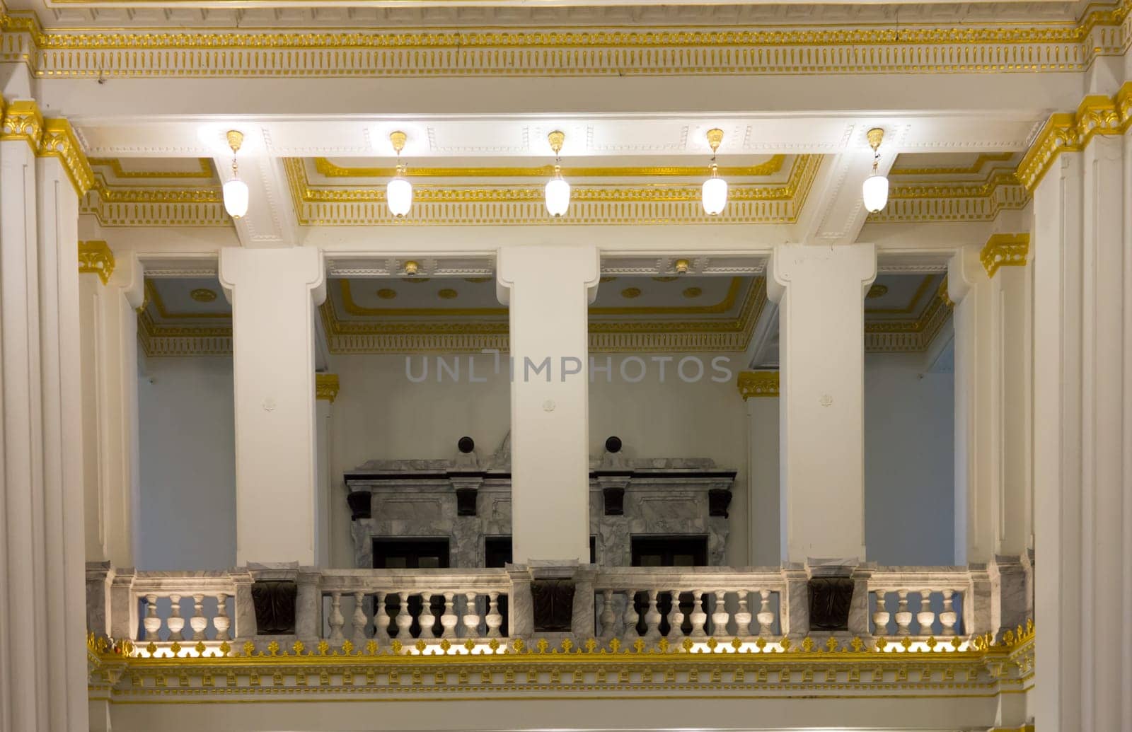 The decorate vintage hotel lobby design interior