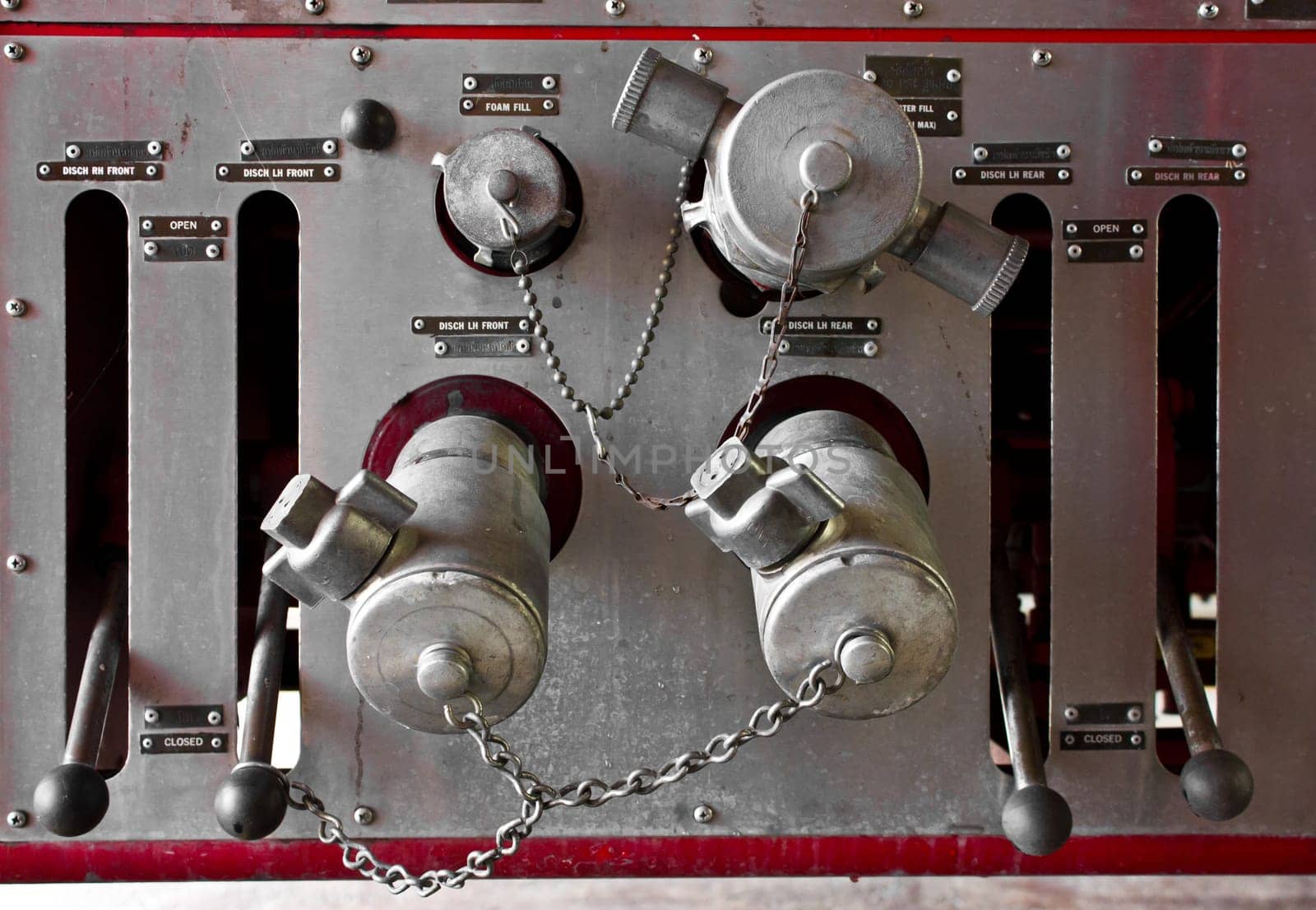 valve main control Fire truck car firefighter rescue